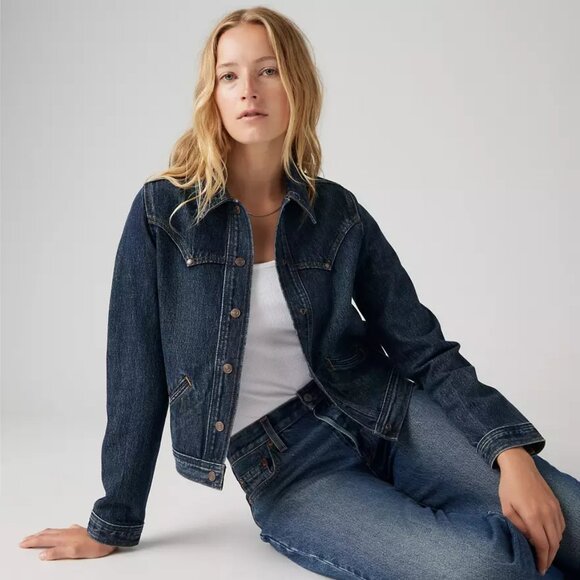Levi's Riveted Original Trucker Jacket Size Medium - Picture 1 of 7